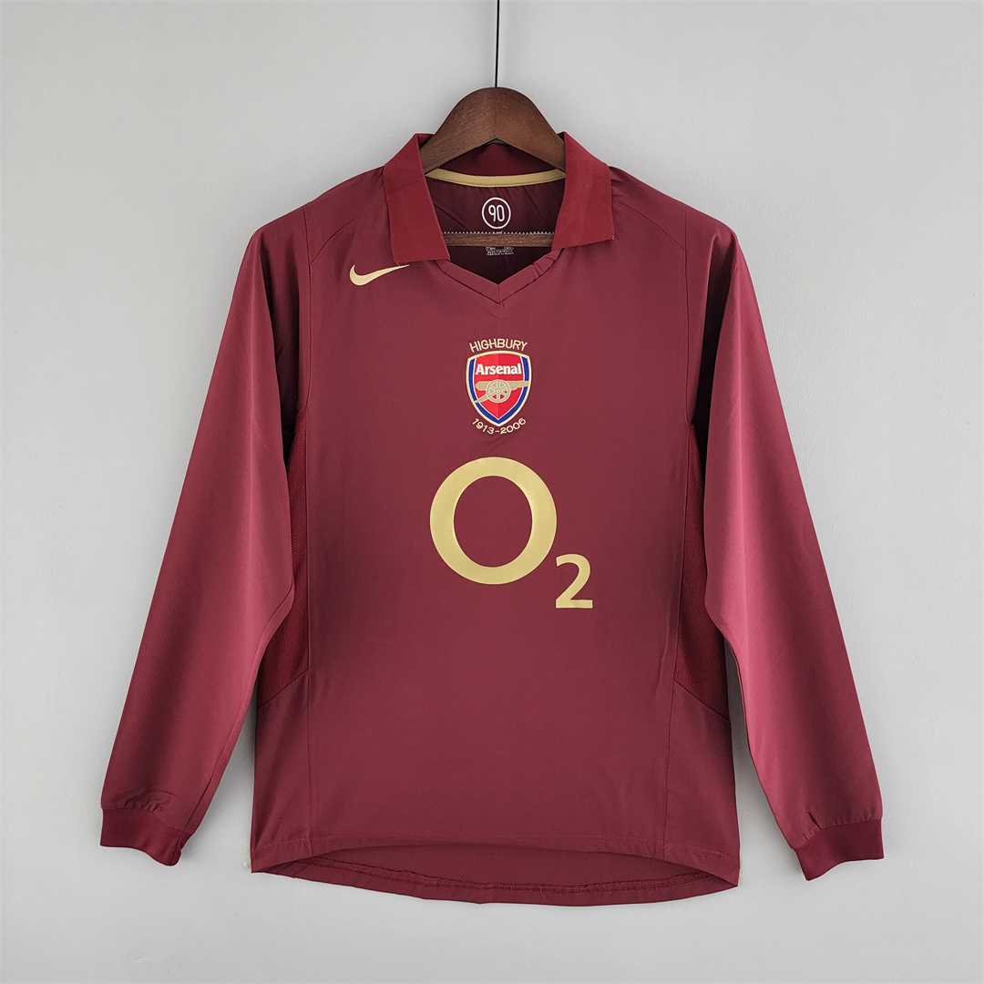 AAA Quality Arsenal 05/06 Home Long Soccer Jersey